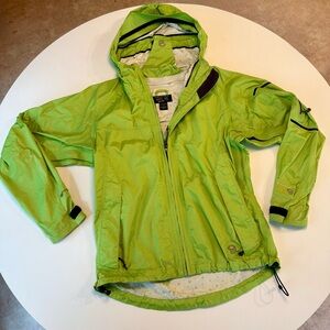 Mountain Hardwear Vibrant Green Rain Jacket